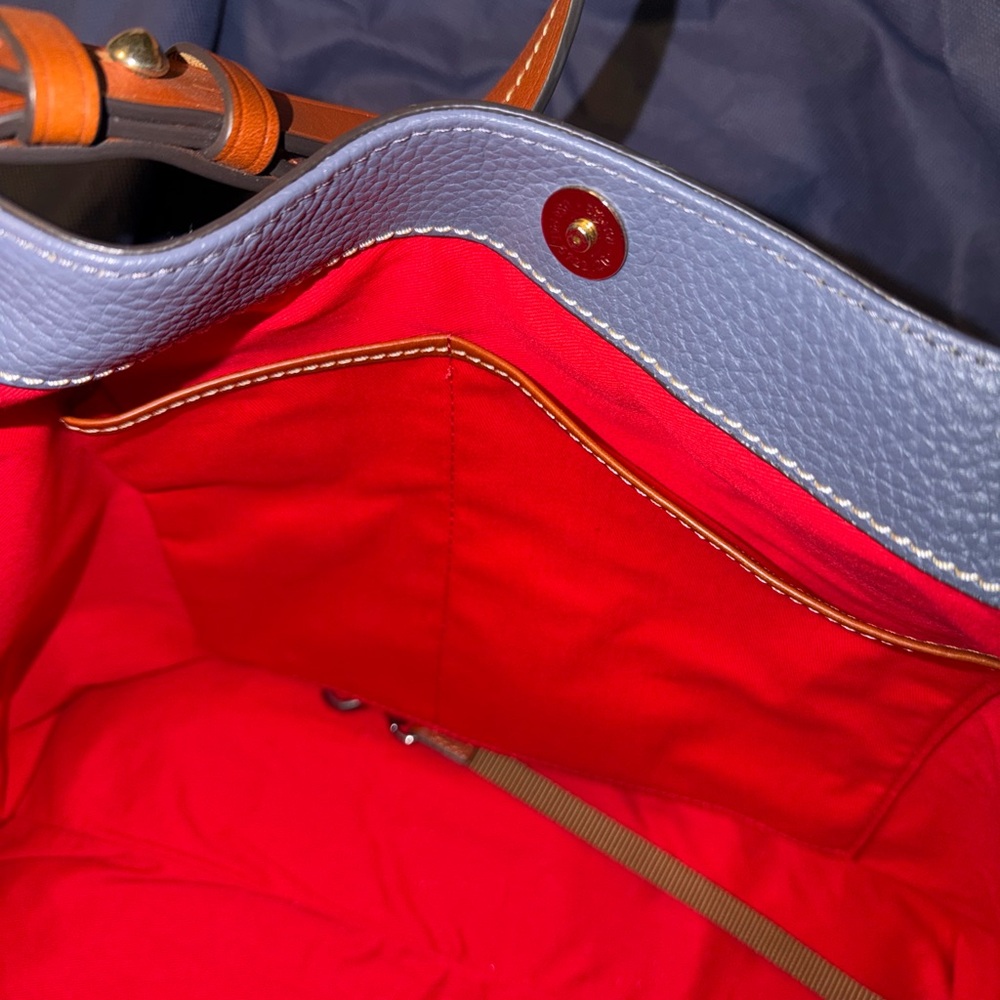 Dooney & Bourke Pebble Grain COOPER HOBO STEELE BLUE - Picture 7 of 8